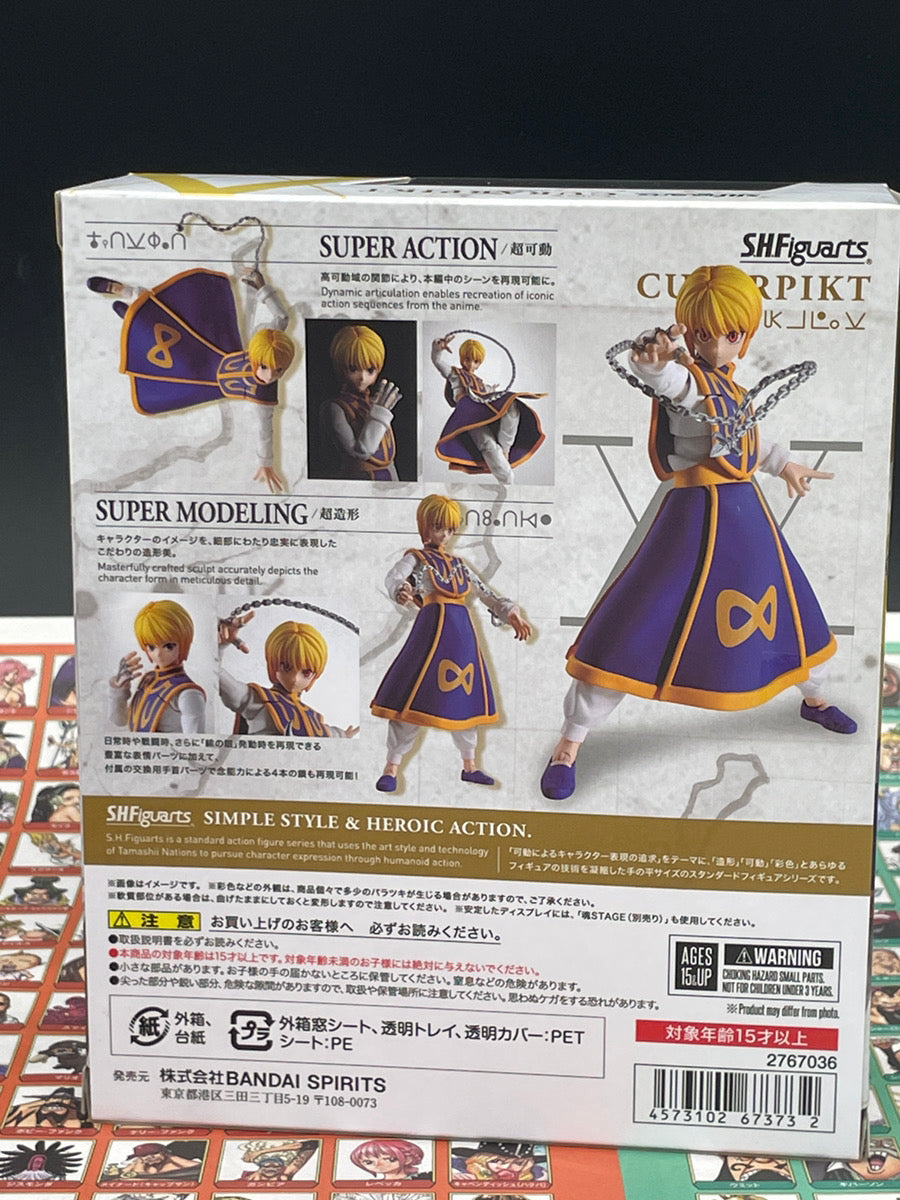 Bandai S.H.Figuarts Kurapika Figure Hunter x Hunter Release Scheduled End April 2026 from Japan