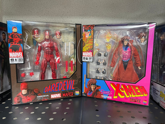 MAFEX No 223 Daredevil & No 287 Gambit X-Men Marvel Action Figure from Japan