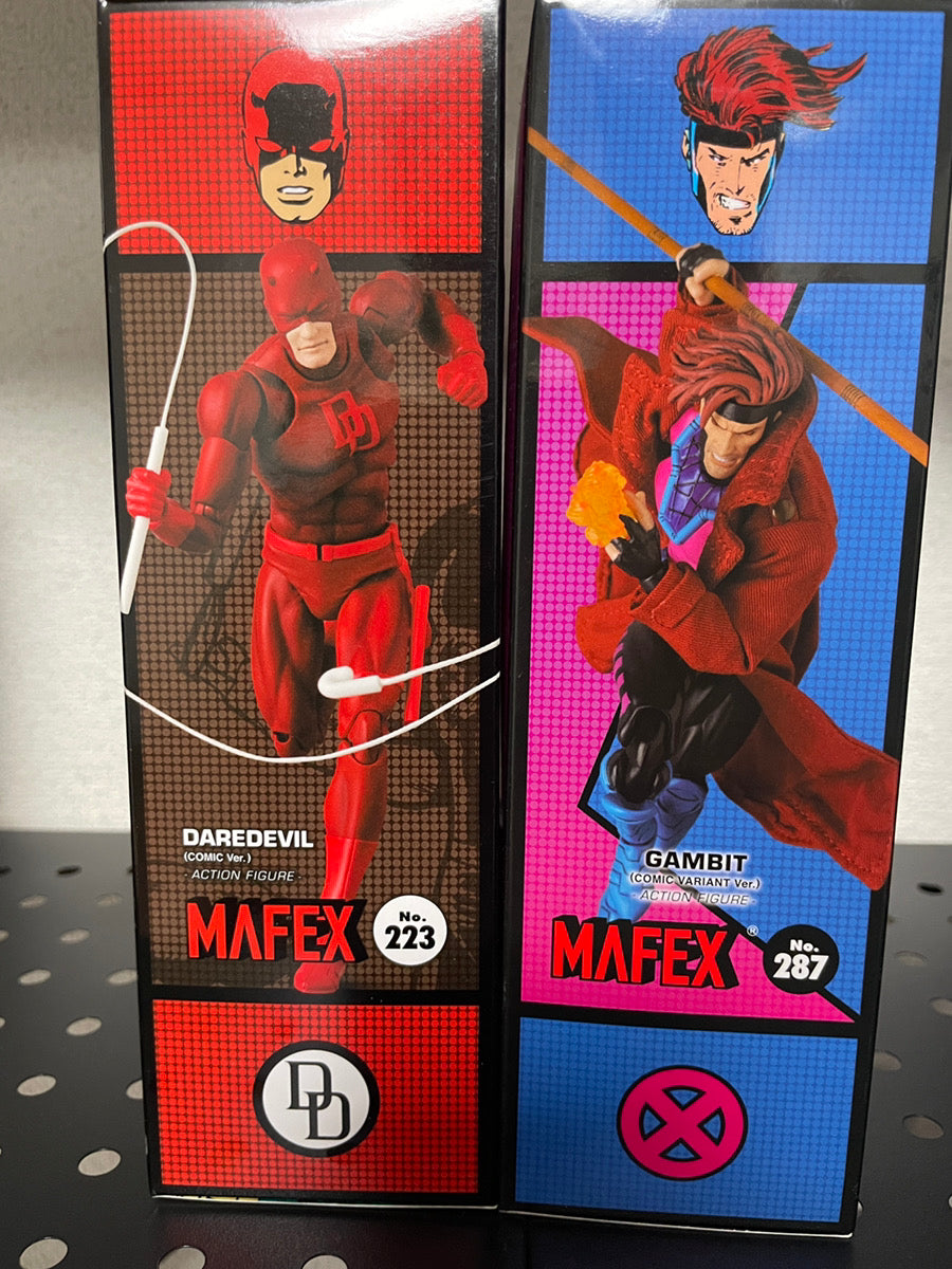 MAFEX No 223 Daredevil & No 287 Gambit X-Men Marvel Action Figure from Japan