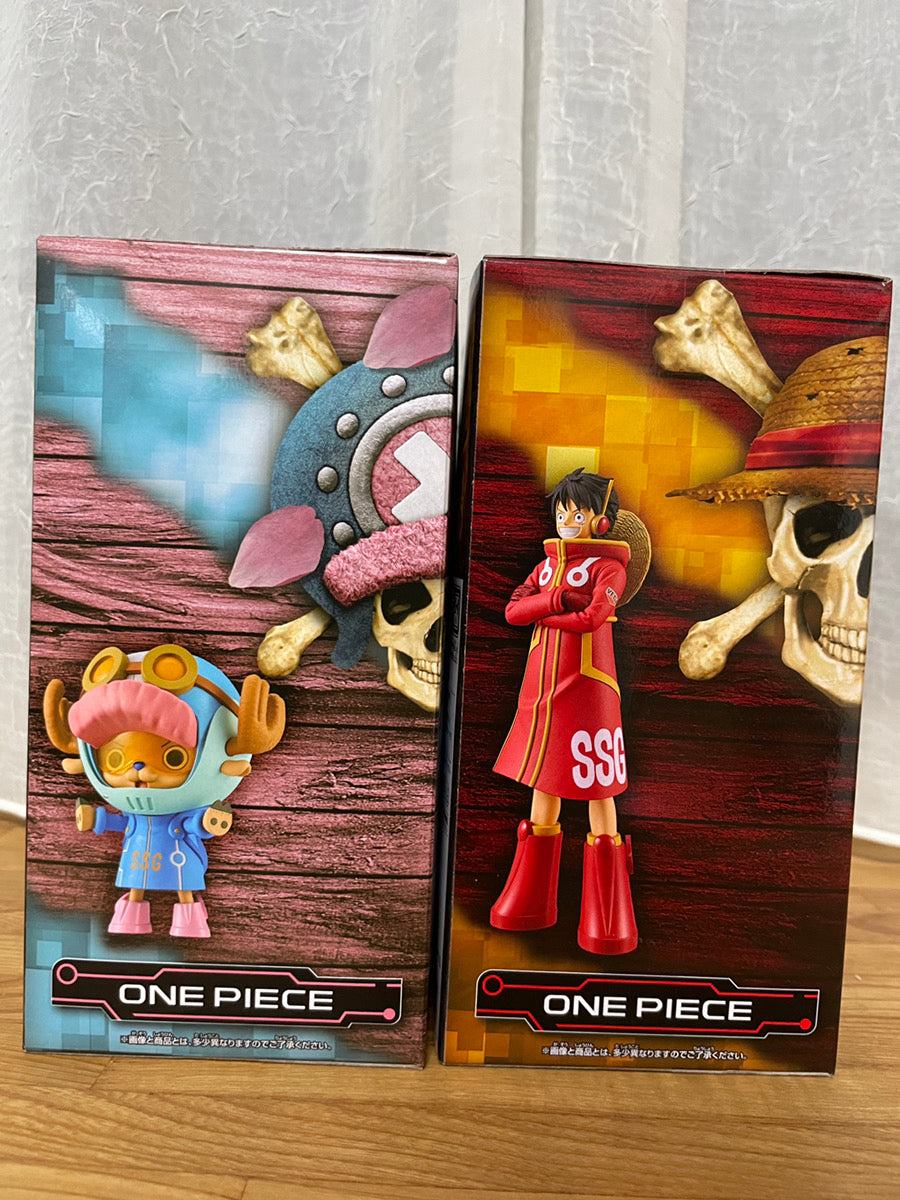 One Piece DXF 25th Anniversary Figures Egghead Edition MONKEY.D.LUFFY & Chopper