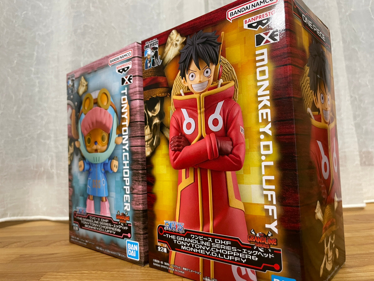 One Piece DXF 25th Anniversary Figures Egghead Edition MONKEY.D.LUFFY & Chopper