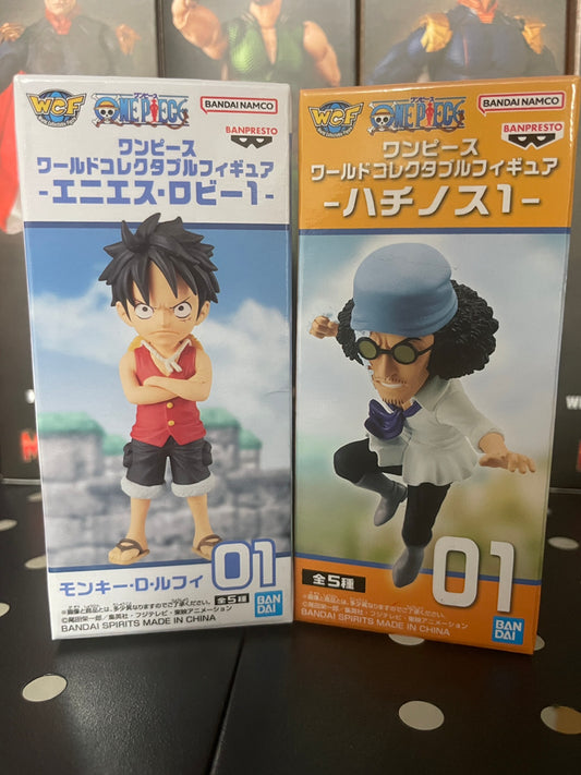One Piece WCF Luffy Enies Lobby Kuzan Aokiji Hachinosu World Collectable Figure