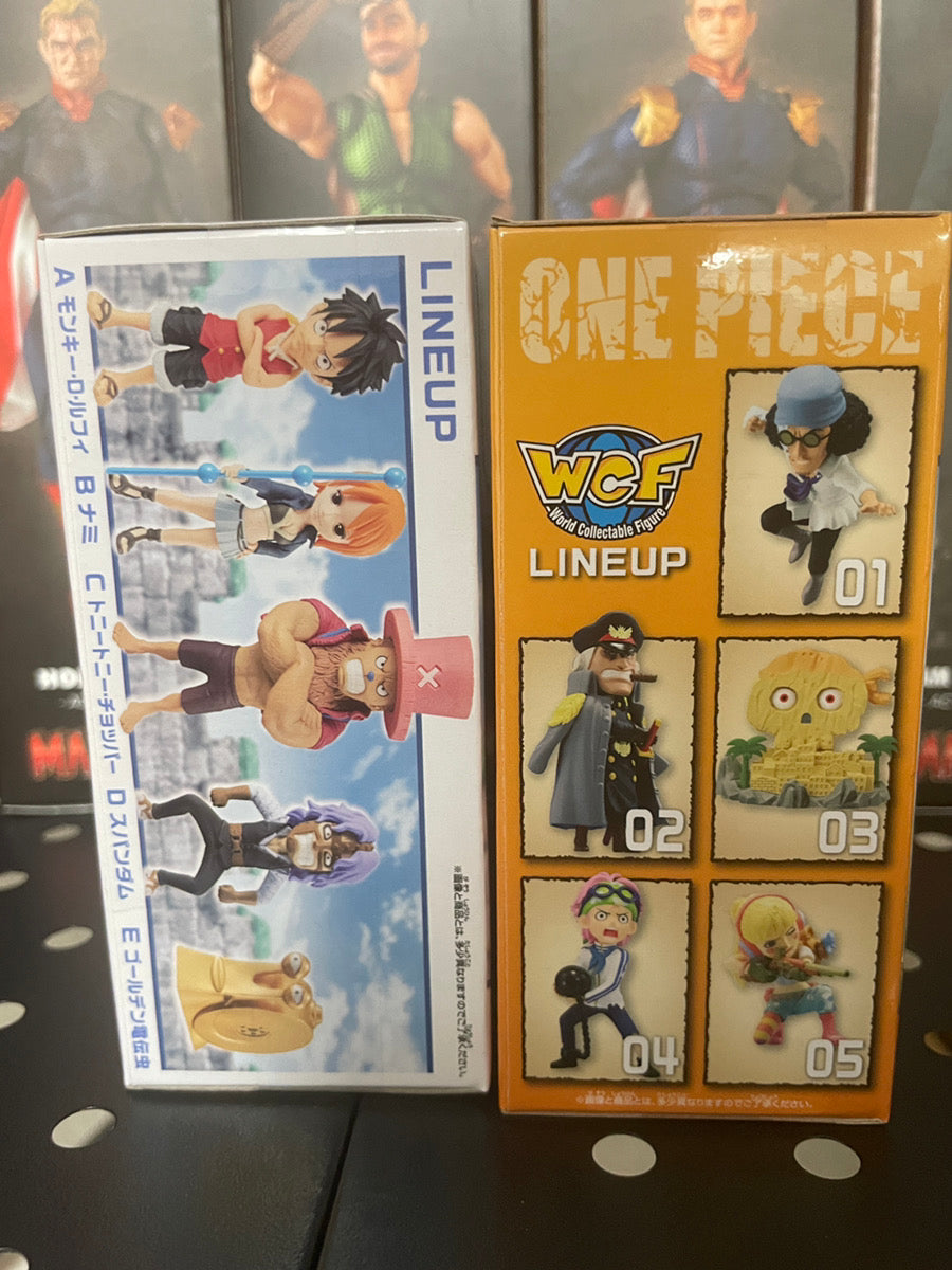 One Piece WCF Luffy Enies Lobby Kuzan Aokiji Hachinosu World Collectable Figure