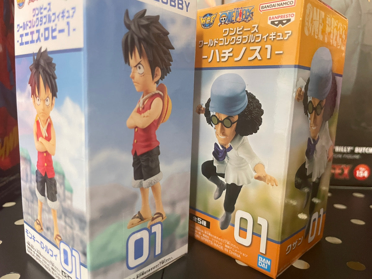 One Piece WCF Luffy Enies Lobby Kuzan Aokiji Hachinosu World Collectable Figure