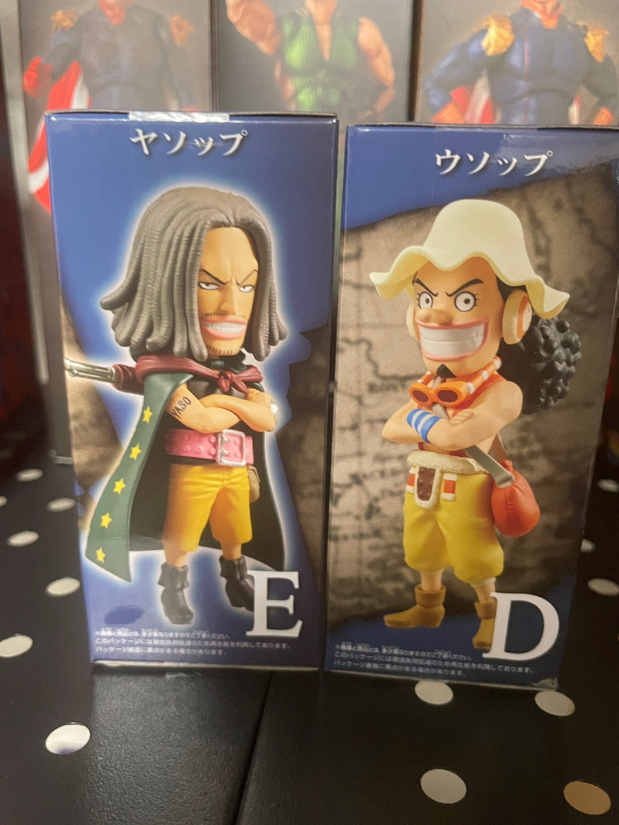 One Piece WCF Usopp D & Yasopp E Parent and Child Bonds II Banpresto Figure Set