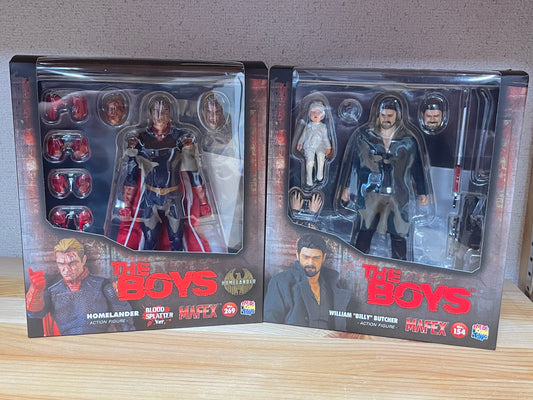 MAFEX The Boys Homelander Blood Splatter Ver No.269 & Billy Butcher No.154 Set
