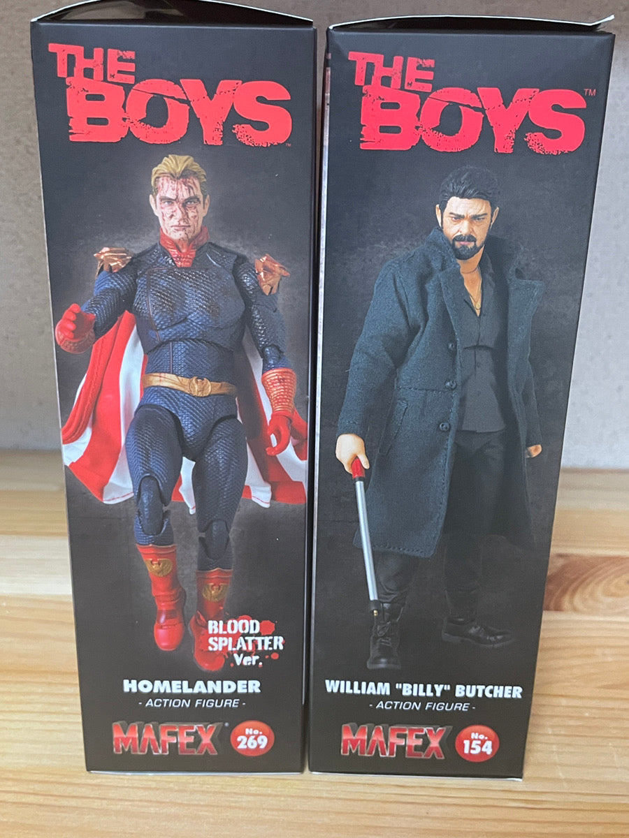 MAFEX The Boys Homelander Blood Splatter Ver No.269 & Billy Butcher No.154 Set