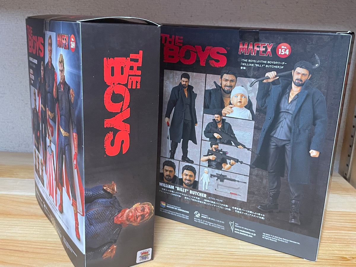 MAFEX The Boys Homelander Blood Splatter Ver No.269 & Billy Butcher No.154 Set