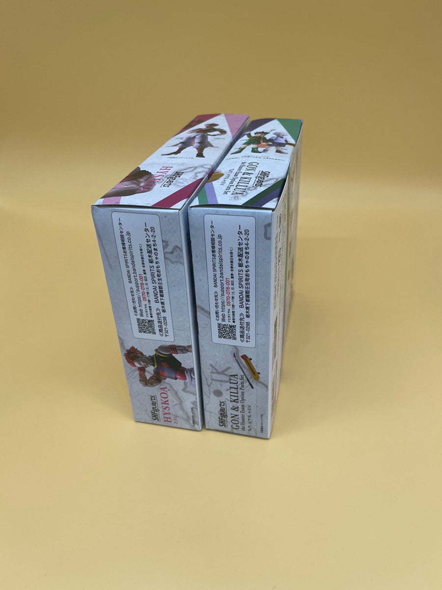 S.H.Figuarts Hunter x Hunter Gon & Killua Option Parts Set + Hisoka 2 Set Japan