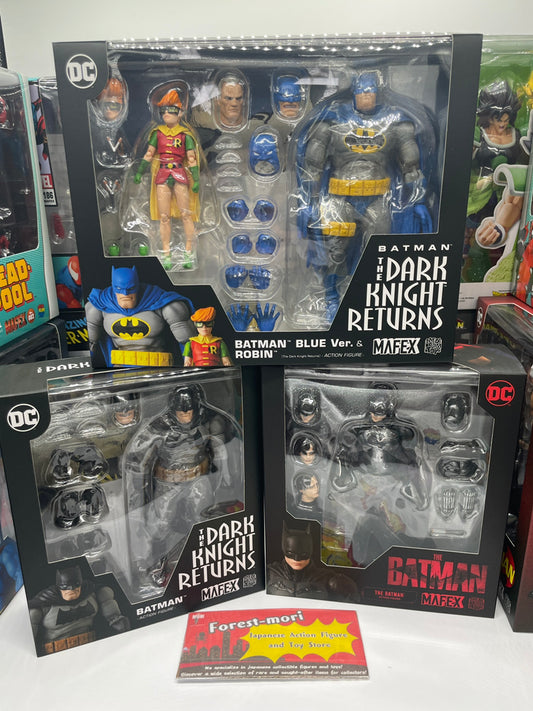 MAFEX No.106, 139 & 188 Batman Set by MEDICOM TOY Returns Blue Ver. & THE BATMAN