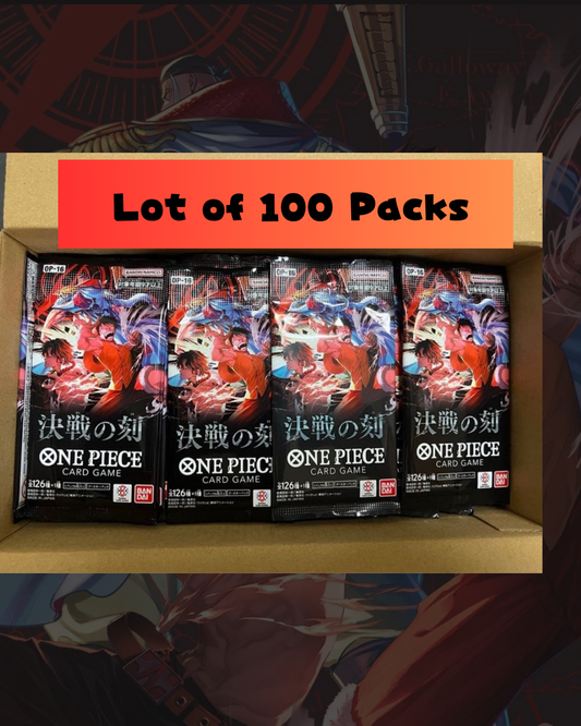 ONE PIECE Card Game OP-16 Booster Pack 100 Packs SEARCHED Bulk Lot Japanese Ver