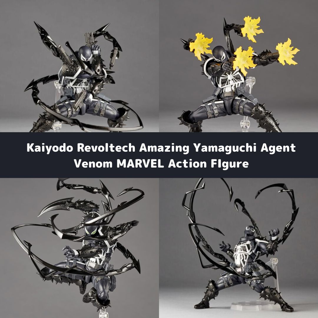 Kaiyodo Revoltech Amazing Yamaguchi Agent Venom MARVEL Action FIgure