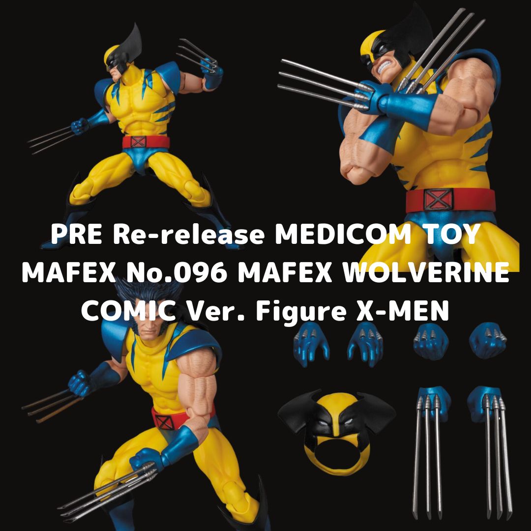 MEDICOM TOY MAFEX No.096 MAFEX WOLVERINE COMIC Ver. Figure X-MEN