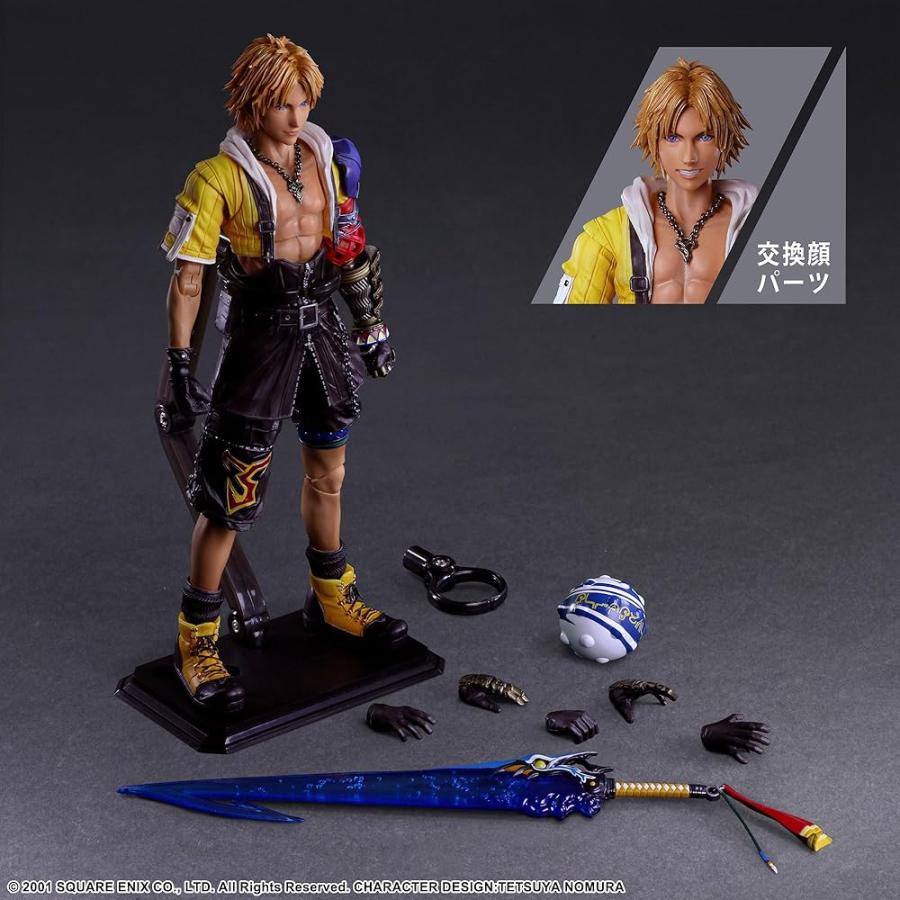 Square Enix Final Fantasy X Play Arts Kai Tidus Action Figure PVC