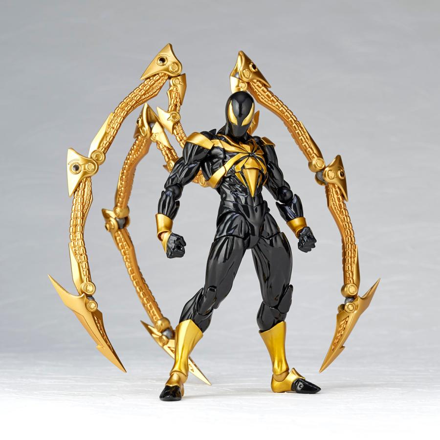 PSL May 2024 Kaiyodo Revoltech Amazing Yamaguchi Iron Spider Black Limited Japan 2024.5