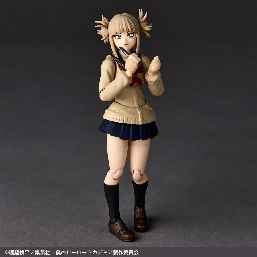 Kaiyodo Revoltech Himiko Toga Figure My Hero Academia Aug Presale w/ Bonus Parts