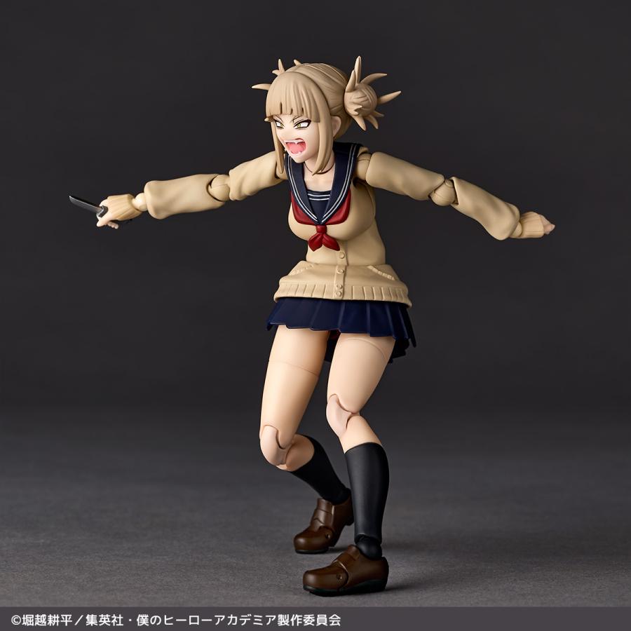 Kaiyodo Revoltech Himiko Toga Figure My Hero Academia Aug Presale w/ Bonus Parts