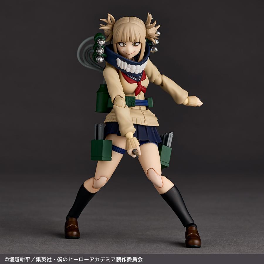 Kaiyodo Revoltech Himiko Toga Figure My Hero Academia Aug Presale w/ Bonus Parts