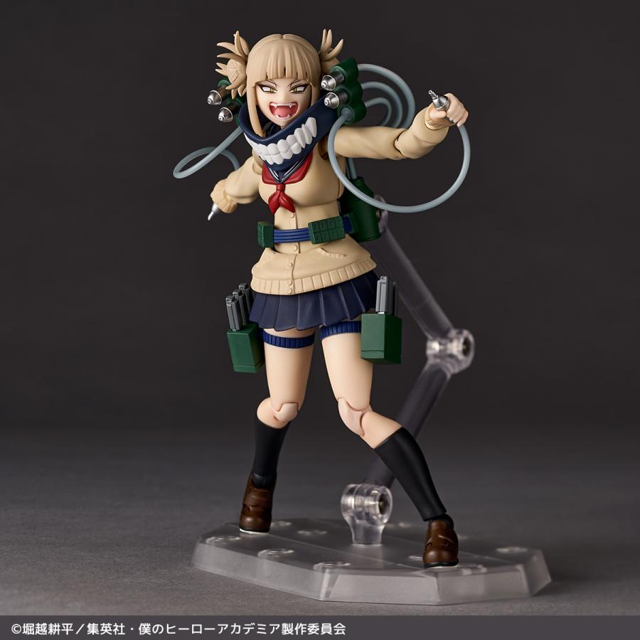 Kaiyodo Revoltech Himiko Toga Figure My Hero Academia Aug Presale w/ Bonus Parts