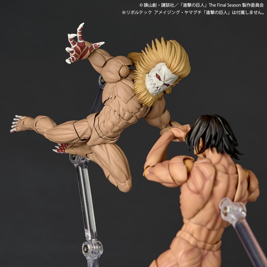 Revoltech Amazing Yamaguchi Attack on Titan Jaw Titan Kaiyodo Figure May 2026 Release from Japan