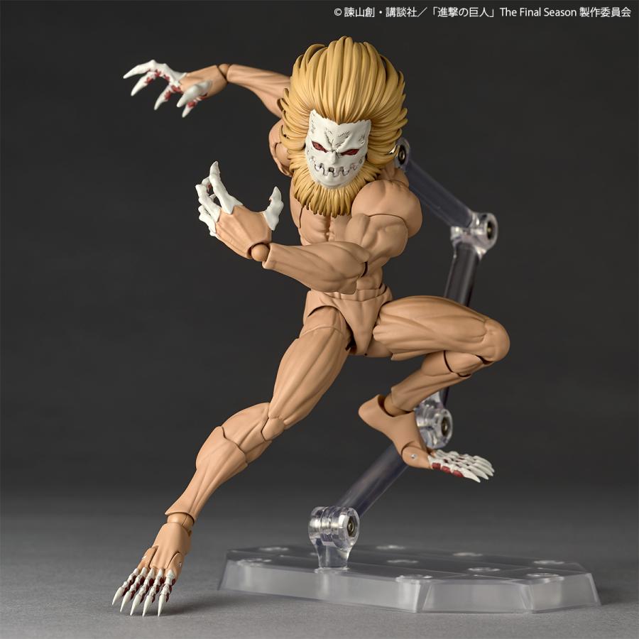 Revoltech Amazing Yamaguchi Attack on Titan Jaw Titan Kaiyodo Figure May 2026 Release from Japan