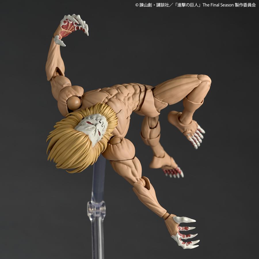 Revoltech Amazing Yamaguchi Attack on Titan Jaw Titan Kaiyodo Figure May 2026 Release from Japan