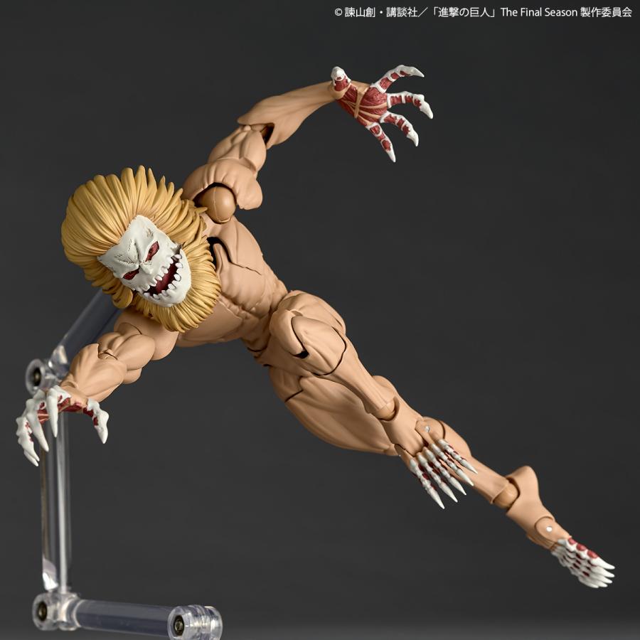 Revoltech Amazing Yamaguchi Attack on Titan Jaw Titan Kaiyodo Figure May 2026 Release from Japan