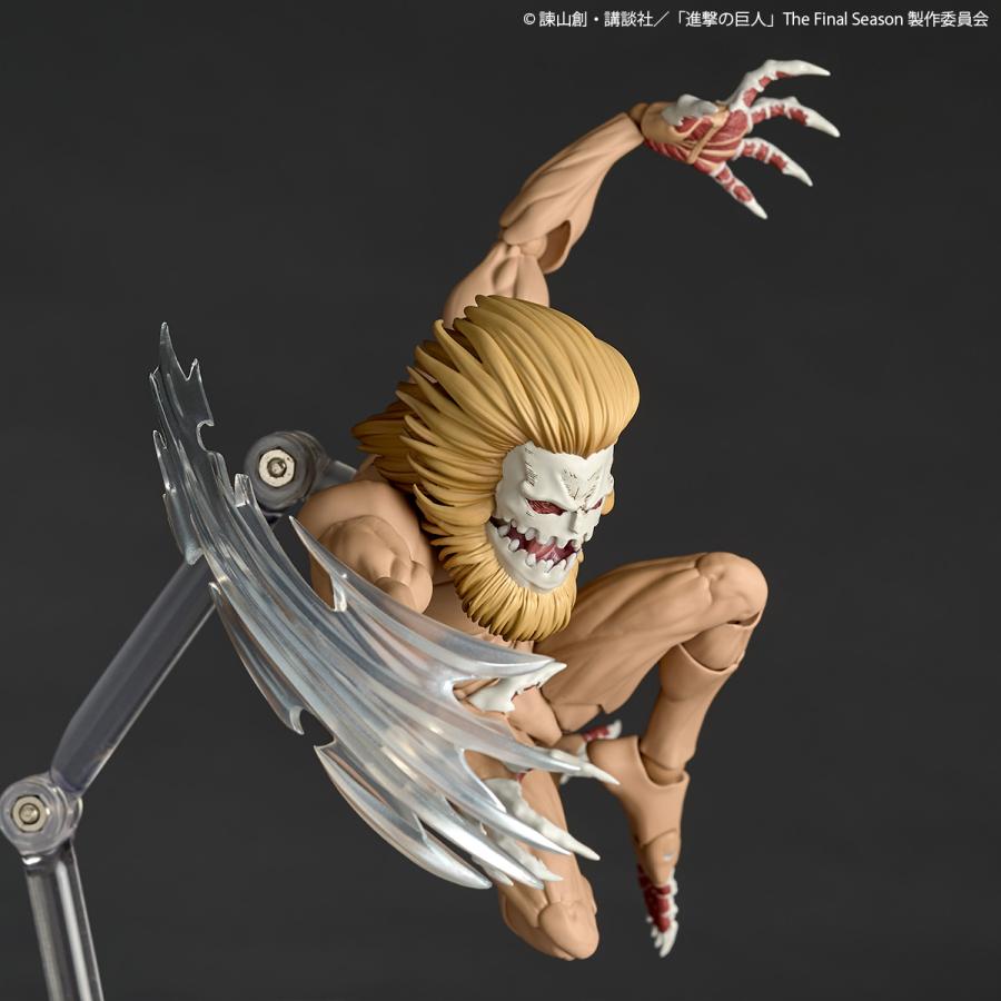 Revoltech Amazing Yamaguchi Attack on Titan Jaw Titan Kaiyodo Figure May 2026 Release from Japan