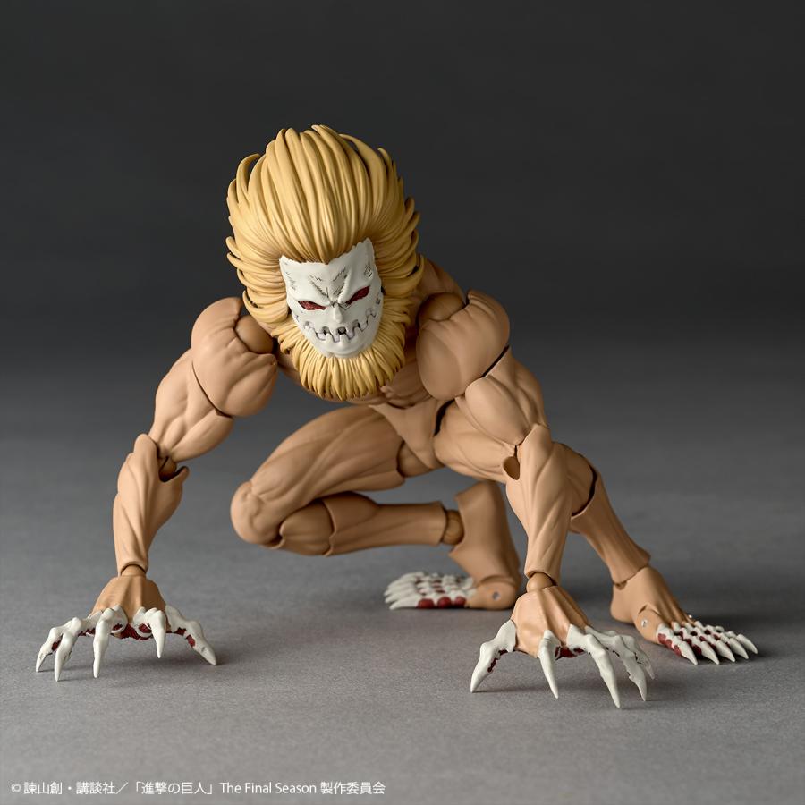 Revoltech Amazing Yamaguchi Attack on Titan Jaw Titan Kaiyodo Figure May 2026 Release from Japan