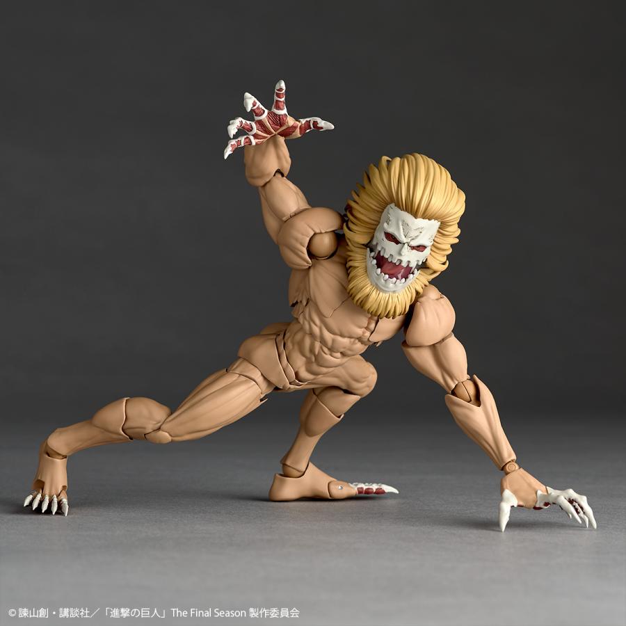 Revoltech Amazing Yamaguchi Attack on Titan Jaw Titan Kaiyodo Figure May 2026 Release from Japan