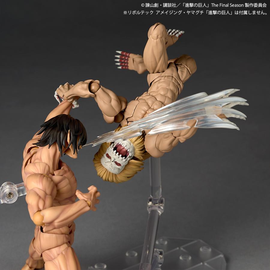 Revoltech Amazing Yamaguchi Attack on Titan Jaw Titan Kaiyodo Figure May 2026 Release from Japan