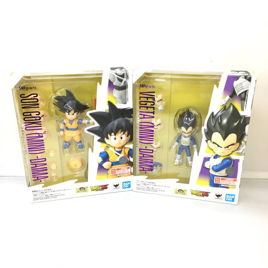 S.H.Figuarts Dragon Ball DAIMA Son Goku & Vegeta Mini Figures BANDAI SPIRITS