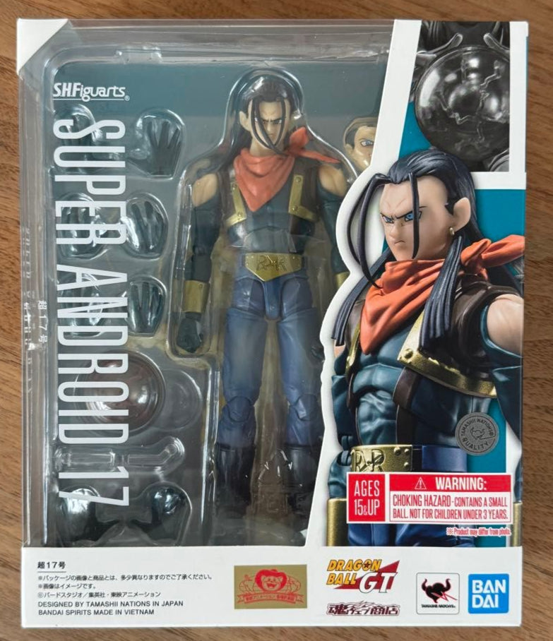 BANDAI S.H.Figuarts Super Android 17 Dragon Ball GT Tamashii Web Exclusive