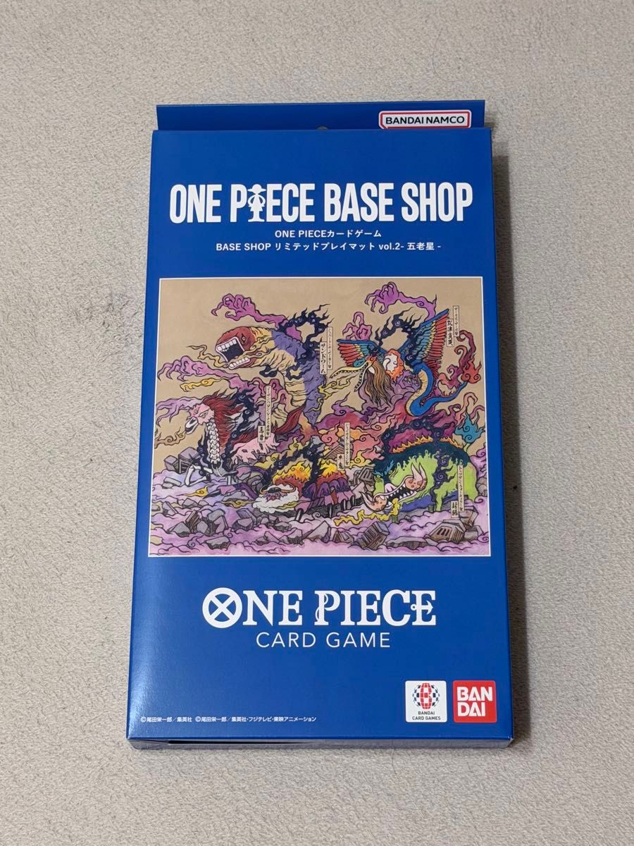 ONE PIECE Card Game BASE SHOP Limited Vol.2 Five Elders Playmat & Promo Card Set