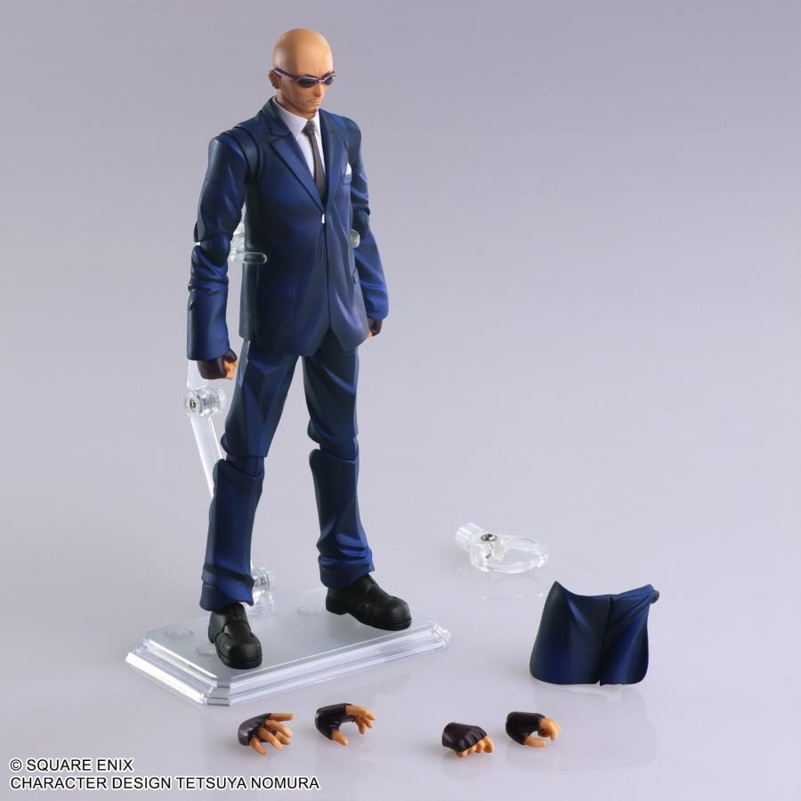 BRING ARTS Final Fantasy VII Rude by Square Enix Action Figure From JAPAN