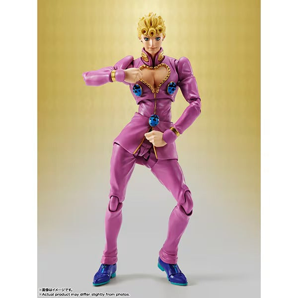 S.H.Figuarts JoJo's Bizarre Adventure Golden Wind Giorno Giovanna Action Figure Oct 2026 from Japan