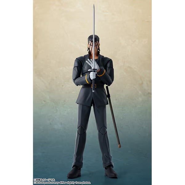 Bandai Spirits S.H.Figuarts Hajime Saito Rurouni Kenshin Meiji Kenkaku Romantan Figure