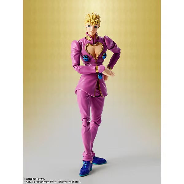 S.H.Figuarts JoJo's Bizarre Adventure Golden Wind Giorno Giovanna Action Figure Oct 2026 from Japan
