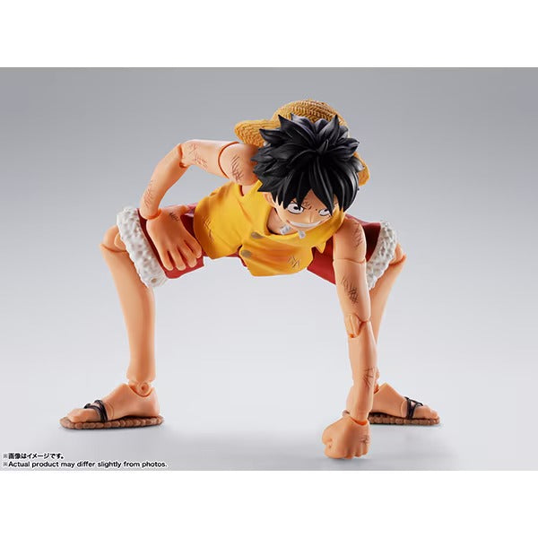 S.H.Figuarts Monkey D Luffy Marineford Battle ONE PIECE Figure BANDAI from Japan