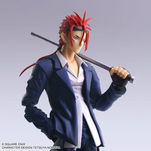 SQUARE ENIX Final Fantasy VII BRING ARTS Reno Action Figure From JAPAN