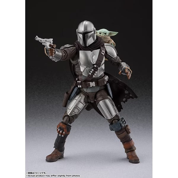 Bandai S.H.Figuarts Mandalorian and Grogu Star Wars Figure May 2026 from Japan