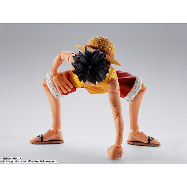 S.H.Figuarts Monkey D Luffy Marineford Battle ONE PIECE Figure BANDAI from Japan