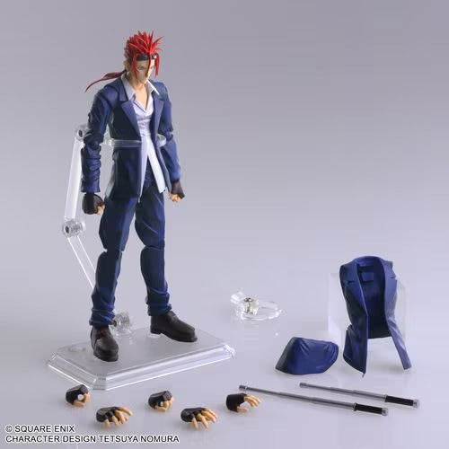 SQUARE ENIX Final Fantasy VII BRING ARTS Reno Action Figure From JAPAN