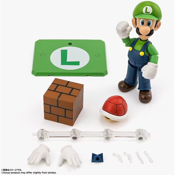 S.H.Figuarts Luigi Super Mario 2026 Bandai Tamashii Nations Action Figure JPN