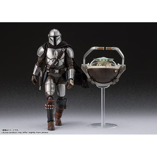 Bandai S.H.Figuarts Mandalorian and Grogu Star Wars Figure May 2026 from Japan