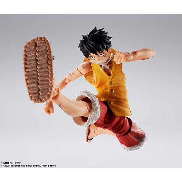 S.H.Figuarts Monkey D Luffy Marineford Battle ONE PIECE Figure BANDAI from Japan