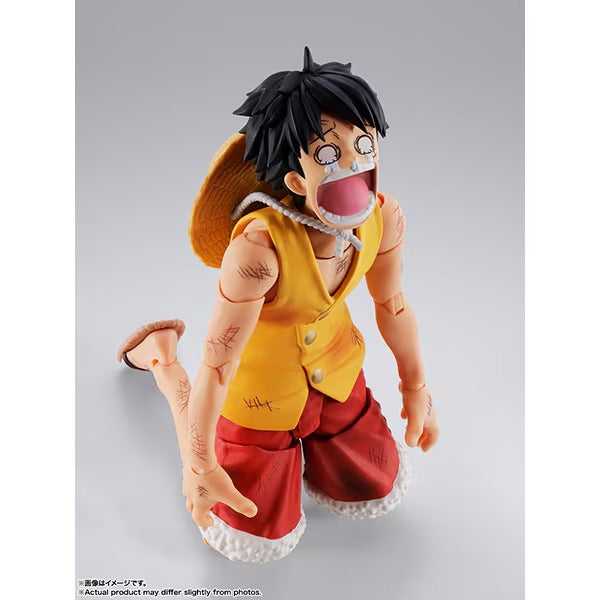S.H.Figuarts Monkey D Luffy Marineford Battle ONE PIECE Figure BANDAI from Japan