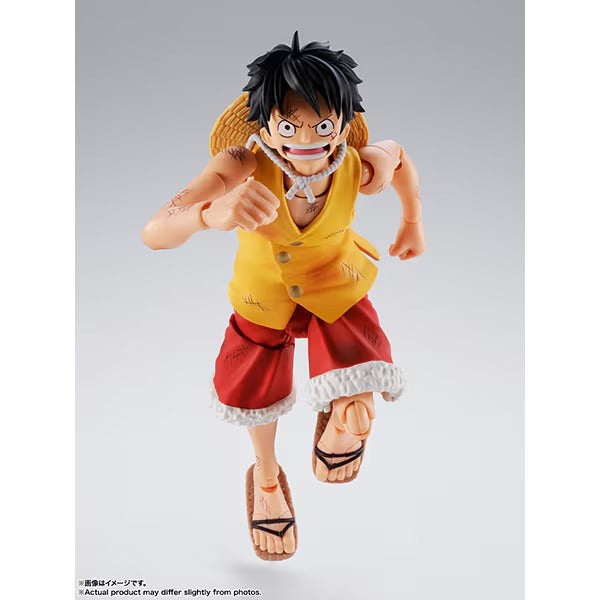 S.H.Figuarts Monkey D Luffy Marineford Battle ONE PIECE Figure BANDAI from Japan