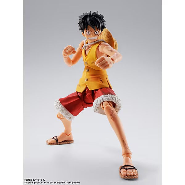 S.H.Figuarts Monkey D Luffy Marineford Battle ONE PIECE Figure BANDAI from Japan