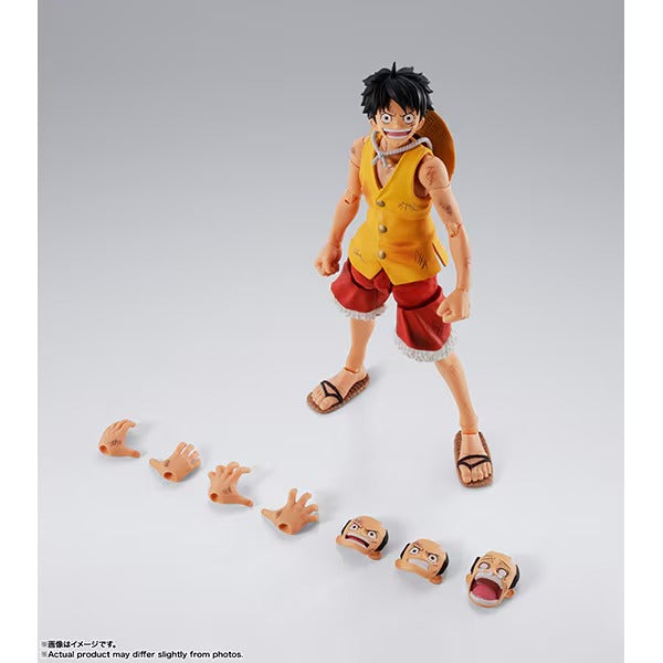 S.H.Figuarts Monkey D Luffy Marineford Battle ONE PIECE Figure BANDAI from Japan
